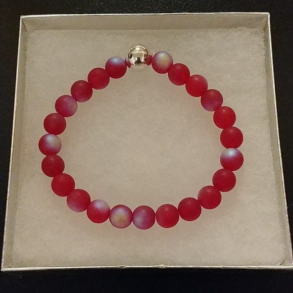 Tropical Red Matte Aurora Bracelet - Picture 4 of 8